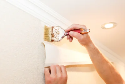 Pose de papier peint à Valdampierre — revêtements muraux et toiles de verre